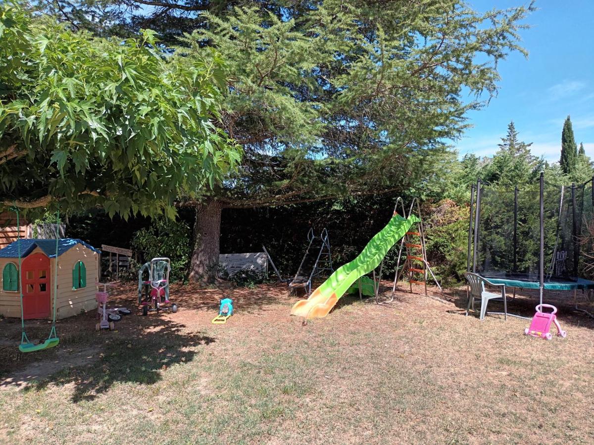Chalet Banane Devant Piscine, A 6Km Du Festival De Piano De La Roque D'Antheron Rognes ภายนอก รูปภาพ