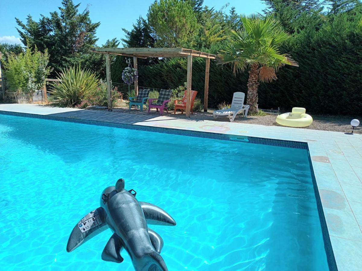 Chalet Banane Devant Piscine, A 6Km Du Festival De Piano De La Roque D'Antheron Rognes ภายนอก รูปภาพ